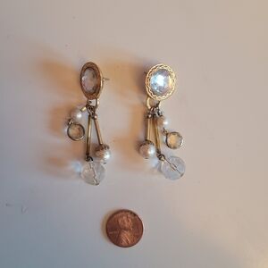 Vintage Silver Dangle Earrings